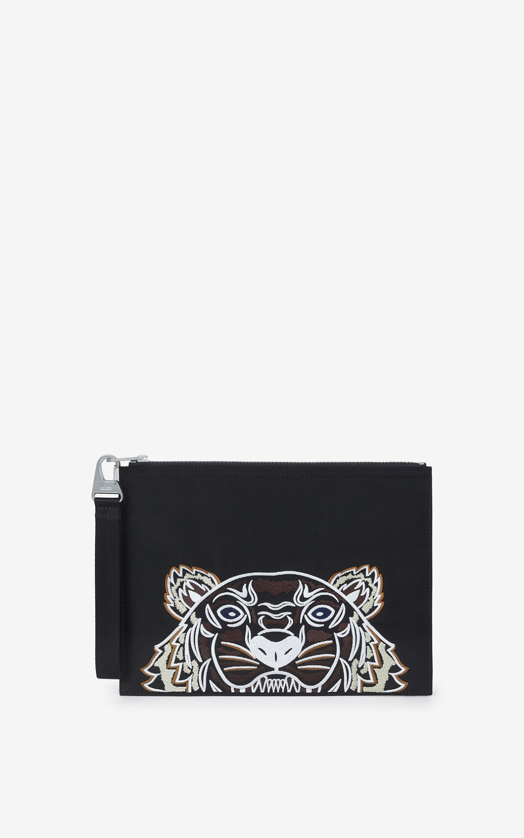 Clutch Kenzo Large Lona Kampus Tiger Hombre Negras - SKU.0747363